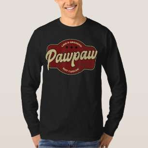 Vintage Pawpaw Like A Grandpa But Cooler Grandpa T-Shirt
