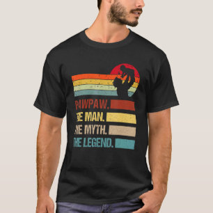 Vintage Pawpaw Man Myth Legend Family Matching Fat T-Shirt
