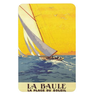 Vintage Pays de la Loire , La Baule, France - Magnet