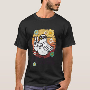 Vintage Peace Dove Hippie Groovy FlowerPower Bohem T-Shirt