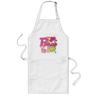 Vintage Peace Long Apron