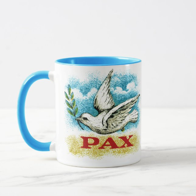 Vintage Peace on Earth Mug (Left)
