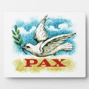 Vintage Peace on Earth Plaque