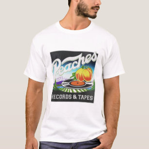 Vintage Peaches Records & Tapes Logo T-Shirt