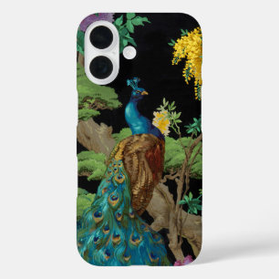 Vintage Peacock iPhone 16 Case
