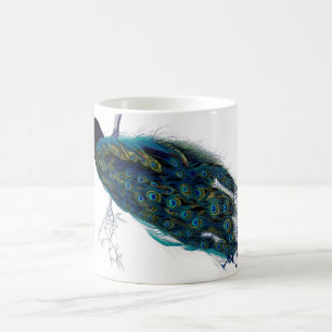 Vintage Peacock Coffee Mug