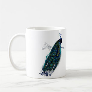 Vintage Peacock Coffee Mug