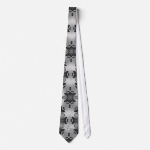 Vintage Peacock Feather Kaleidoscope Design Tie