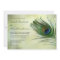 Vintage Peacock Feather Wedding Invitations