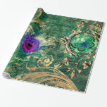 Vintage Peacock for all occasions Wrapping Paper<br><div class="desc">Available in different products.   Did you know that you can transfer this design to any products that you want by yourself. If you don't know how,   please check my post to see how to do:  www.giftforallseason.com/blog/new-option-at-zazzle-store</div>