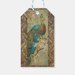 Vintage Peacock Gift Tags