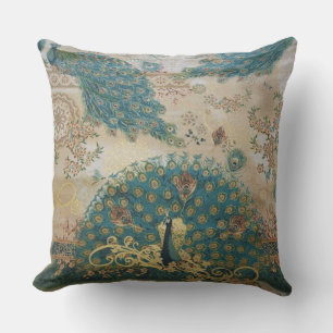 Vintage Peacock - Pillow