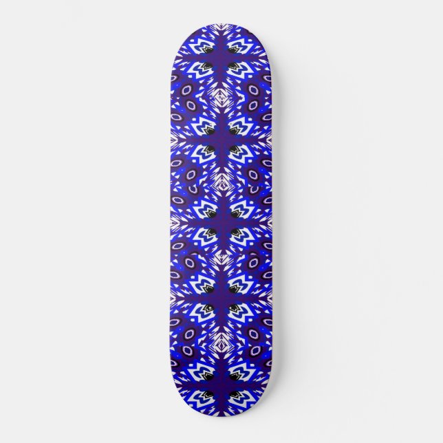 Vintage Peacock Skateboard (Front)