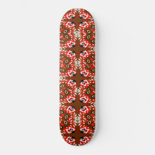 Vintage Peacock Skateboard