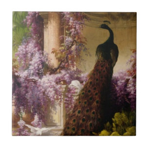 Vintage Peacock Tile