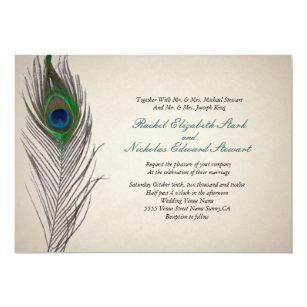 Peacock Wedding Invitations Uk 5