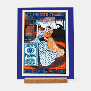 "Vintage Pearline Cleanser Ad" Acrylic Sign