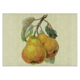 Vintage Pears - French Country Home Decor Cutting Board