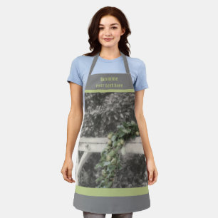 Vintage Pears On Hitching Post Personalised Apron