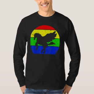 Vintage Pegasus Retro Pegasus Animal Silhouette 80 T-Shirt