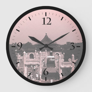 Vintage Pekin temple of Heaven park Large Clock