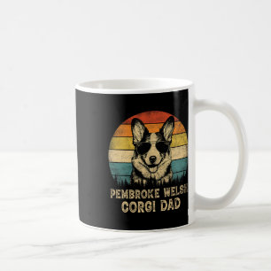 Vintage Pembroke Welsh Corgi Dad Dog Lovers Father Coffee Mug