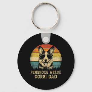 Vintage Pembroke Welsh Corgi Dad Dog Lovers Father Key Ring