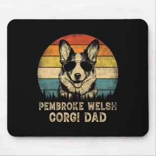 Vintage Pembroke Welsh Corgi Dad Dog Lovers Father Mouse Mat