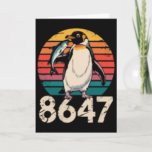 Vintage Penguin 86 47 Protest - 8647 Penguin Anti Card