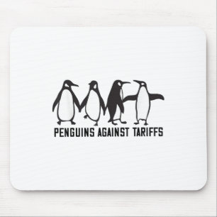 Vintage Penguins Protest Against Funny Penguins Ta Mouse Mat