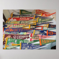 Vintage Pennants (Gettysburg, Niagra Falls, MORE)