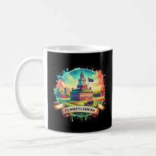 Vintage Pennsylvania Map s – Retro us state Coffee Mug