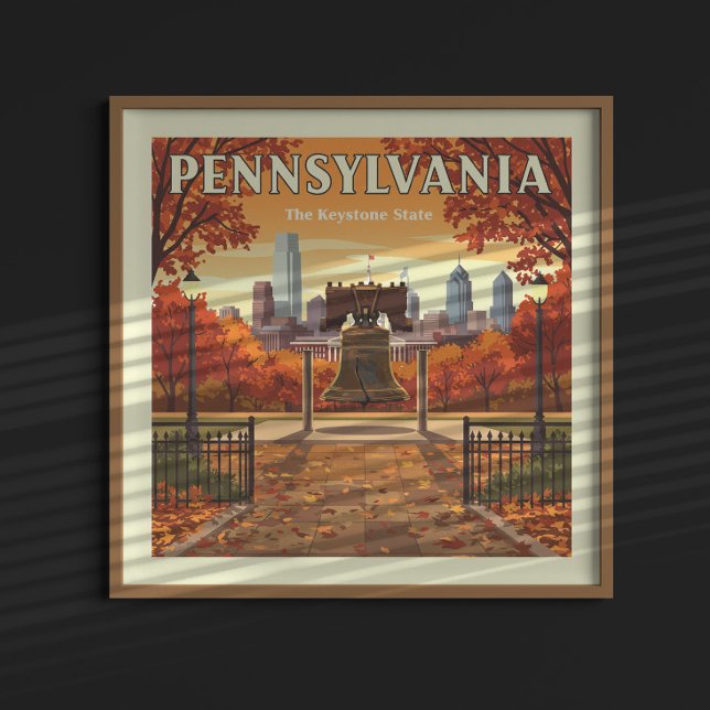 Vintage Pennsylvania Poster (Creator Uploaded)