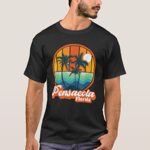 Vintage Pensacola Florida Summer Vacation Beach So T-Shirt