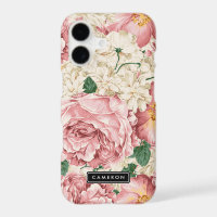 Vintage Peonies and Hydrangeas iPhone 7 Plus Case
