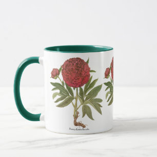 Vintage Peonies, Peony Flowers by Basilius Besler Mug