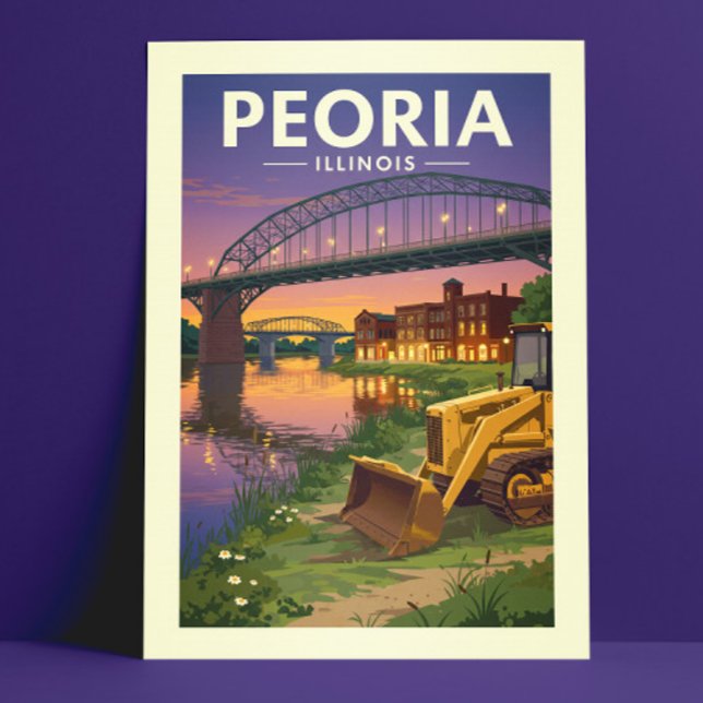 Vintage Peoria Illinois Postcard (Creator Uploaded)