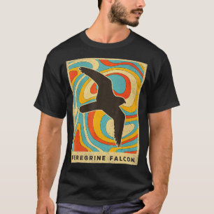 Vintage Peregrine Falcon Lover Animal Retro Style T-Shirt