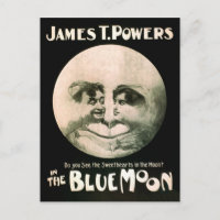 Vintage Performing Arts Poster Blue Moon 1906
