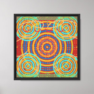 Vintage Persian Carpet Pattern Canvas Print