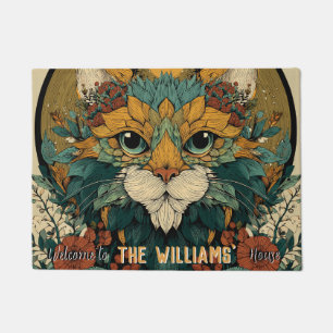 Vintage Persian Cat Mum Dad Home Decor Floormat Doormat