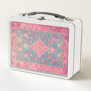 Vintage Persian Metal Lunch Box