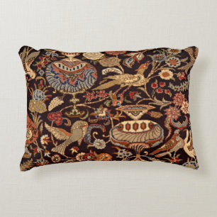 Vintage Persian Oriental Turkish Carpet Pattern Decorative Cushion