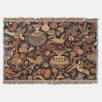 Vintage Persian Oriental Turkish Carpet Pattern