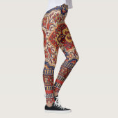 Vintage Persian Rug Bold Colours Leggings (Right)