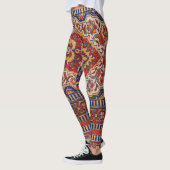 Vintage Persian Rug Bold Colours Leggings (Left)