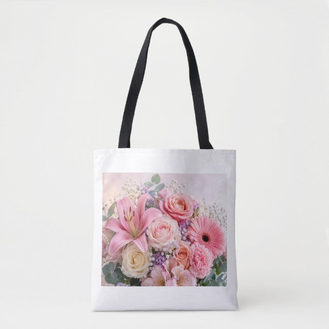 Vintage Persian Rug Pattern Tote Bag (Front)