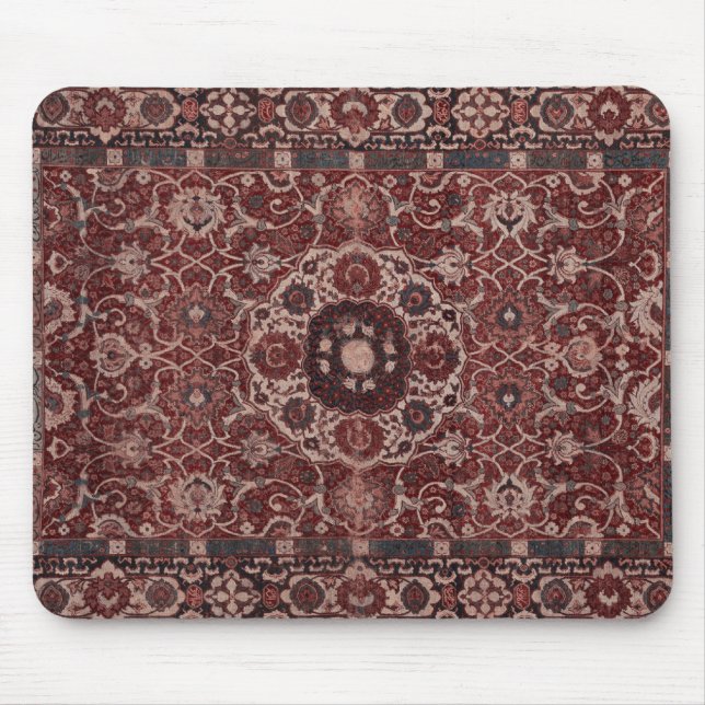 Vintage Persian Tapestry Mouse Mat (Front)