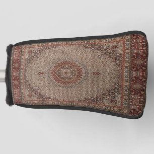 Vintage Persian Turkish Oriental Rug Carpet Golf Head Cover