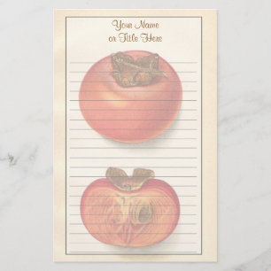 Vintage Persimmons Stationery